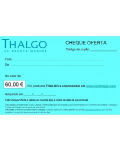 Cheque-Oferta Thalgo de €60