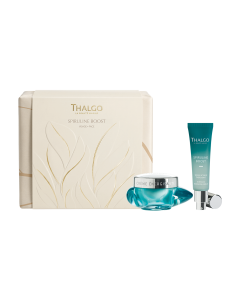 COFFRET SPIRULINE ROSTO, Revitalizante. Contém Creme  Energisant 50ml + Serum 30ml + OFERTA Furoshiki 45*45cm em RPET. Poupa 36 € face ao preço unitário de cada produto.