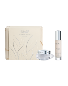 COFFRET EXCEPTION Rosto, Peles Maduras. Contém Creme Riche Exception 50ml + Serum Exception 30ml + OFERTA FUROSHIKI 45*45cm em RPET. POUPA 86 € face ao preço unitário dos produtos.
